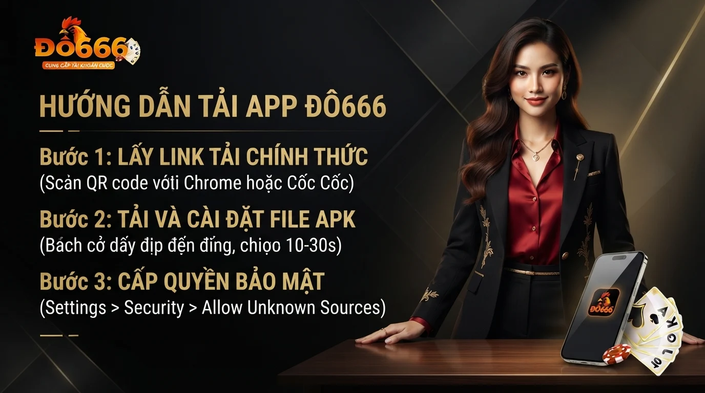 do666 3 buoc tai app do666 cho thiet bi android an toan tuyet doi